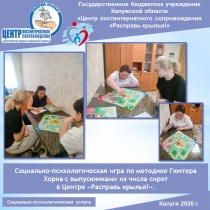 Социально-психологическая игра по методике Гюнтера Хорна с выпускниками из числа сирот в Центре «Расправь крылья!».
