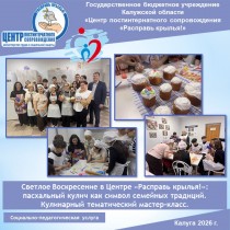 Светлое Воскресение в Центре «Расправь крылья!»: пасхальный кулич как символ семейных традиций. Кулинарный тематический мастер-класс.